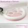 Soap dish "paw", plastic, 13.5 × 10 × 2.5 cm, color mix