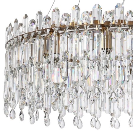 Suspended chandelier Stilform Legacy 12xe14 40w, size 80x80x60-100 cm, bronze color-1
