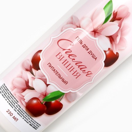 Gift set of cosmetics “Plue into tenderness!”, Shower gel 250 ml and a bath bomb 4 pcs, pure happiness-3