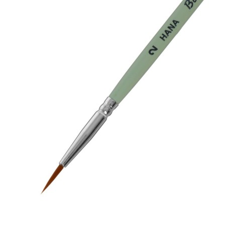 Synthetic brush is round, Hana embody No. 2 (hair length 12 mm), short matte handle-1