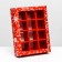 New Year. Box for 12 sweets "Snowman", 19 x 15 x 3.6 cm, confectionery packaging