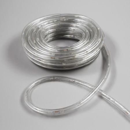 Luazon Lighting 10 mm light cord, IP65, 10 m, 24 LED/m, 220 V, 8 modes, white glow-1