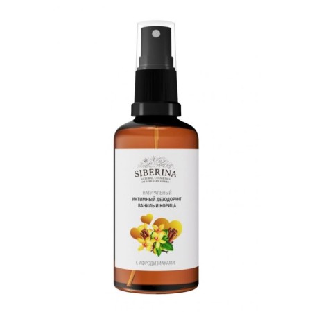 Intimate deodorant with Aphrodisiac Vanil and Cinnamon, 50 ml