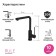 Mixer for the kitchen IDDIS RULE RULBLLL0I05, black matte
