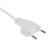 Lamp with a switch for a lamp, E27, wire 3 m, white