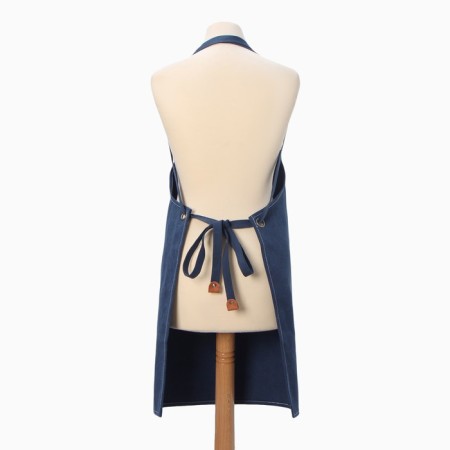 Apron Ethel with pockets Blue color, 75*68 cm p/e 50%, HL 50%-5