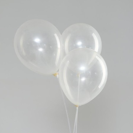 Shar Latex 10 ", Makarun, set of 100 pcs., Transparent color