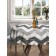 The tablecloth “Zigzag from the past”, round, Saten, d = 150 cm