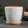 Flower pot "cone" gray 1l
