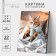 Picture on numbers on canvas with a subframe "Morning cat", 40 x 50 cm