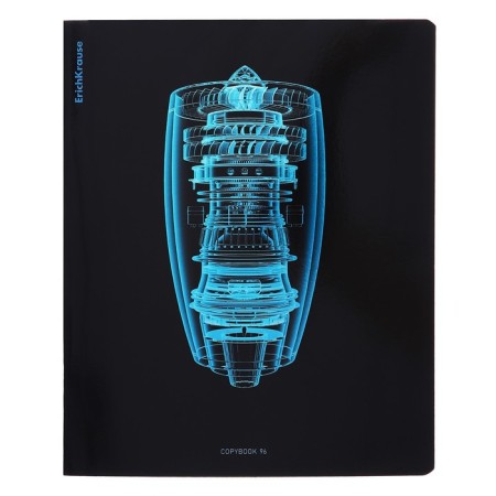 A notebook of 96 sheets in the Erichkrause "X-Ray in detail", holographic lamination, an offset block 100%, mix-8
