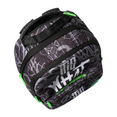 Youth backpack 39 x 30 x 17, ergonomic back, Devente Label 19l, + USB it is what 7032444-12