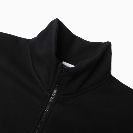 Male sweatshirt is laid, the color is black, size 52 (xxl)-3