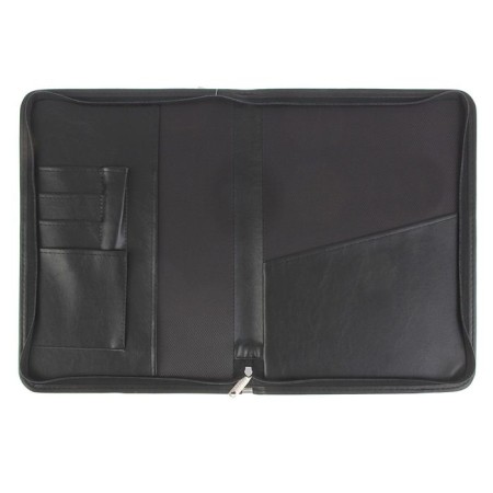 Business folder, artificial leather, 360 x 260 x 30 mm, "luxury" black 6d02-2