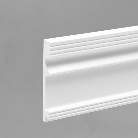 Floor skirting board for painting 1 UHD 28/100s 2000x100 mm-2