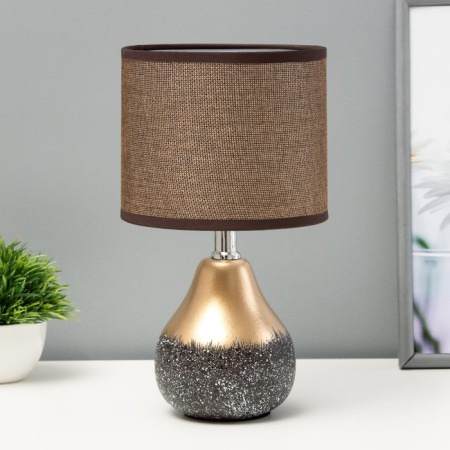 Liana table lamp E14 40W black and gold 15x15x28 cm