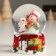 Souvenir Polystone Water Ball "Snowman with a boy" 7x8x9 cm