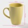 Ceramic share mug "Pastel", 280 ml, yellow color