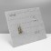 Earrings stand 60 pairs, 5 rows, 33*10*30 cm, gray color