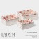 Set of storage baskets, manual weaving, 3 pcs: from 19 × 13 × 8 cm to 26 × 20 × 11 cm, white color