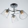 Aisha chandelier 3he27 40W chrome 50x50x27 cm Bayerlux