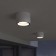 Ceiling lamp (SPOT) Elektrostandard, Light GX53 100x100x66 mm, IP54, white color