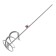 Mixer Lom, for paint and building mixtures, 100 x 600 mm, hexagonal shank