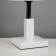 Table lamp "Cold" 1x40W E27 white 16x16x34cm
