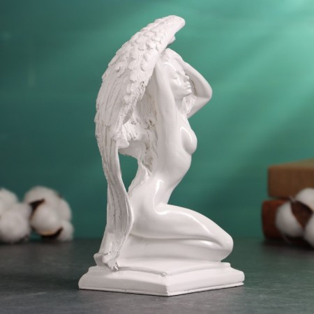 Figure "Girl Angel" 19x13cm, white-3