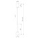 Suspended accent Elektrostandard, DLS028 LED 6 W, 75x75x280 mm, IP20, white color