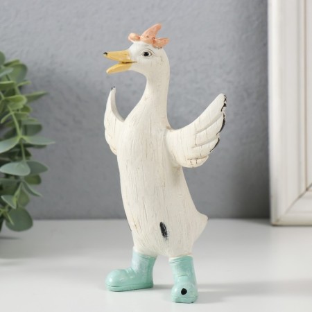 Souvenir Polystone "Dancing Goose" 10x7x15 cm-3
