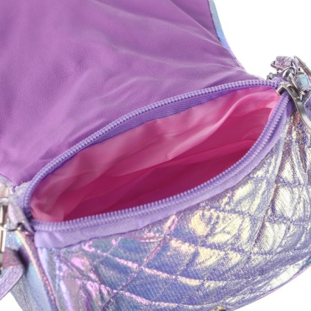 Children's bag on the valve, 6x12x16 cm, adjustable belt, purple mix-8