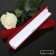 The case is velvet for a bracelet/chain/clock "Penal", 23.5 × 3, red color