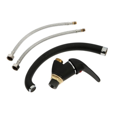 Cuisine mixer "Amur" BY 2010-01 S B Tye-2109, one-rod, pour 150 mm, black-4