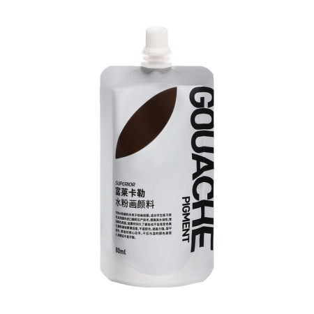 GUASH artistic 80 ml, in Doy-pack with a lid, brown