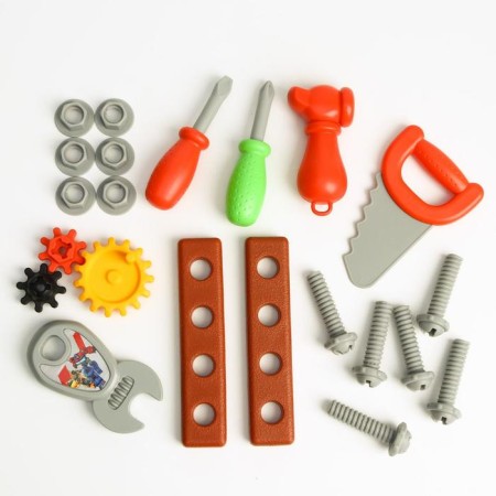 Set of builder "Suitcase" in a bag with game tools, transformers-3