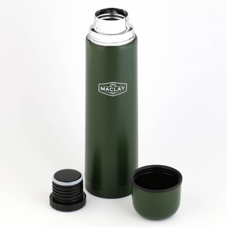 Thermos "Maclay", 750 ml (guarantee 5 years), retains heat 24 hours, green-6
