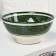 Set of salad bowls Rishtan ceramics 15cm, green, 3pcs in DARTAR