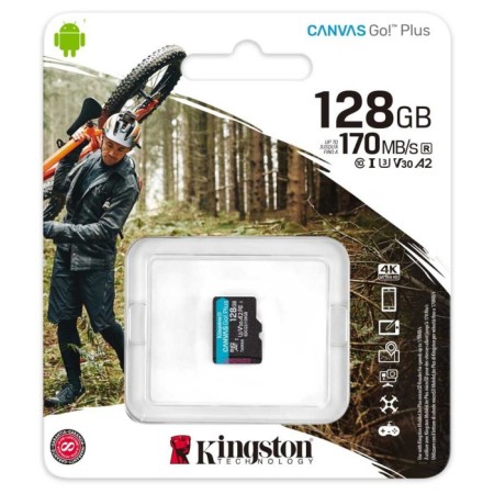 MicrosDXC Memory Map 128GB KingSton SDCG3/128GBSP Canvas GO! Plus W/O-2