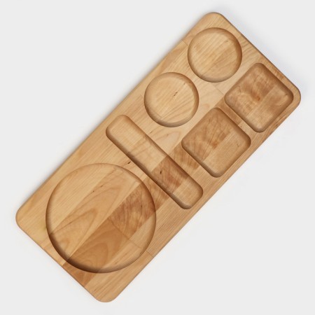 ADELIICA trailer "Tea Station", 2 persons, with secret handles, 40 × 18 × 1.8 cm, birch-9