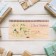 Wooden envelope "Happy Wedding Day!" lilies, 17x8 cm