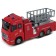 Fire machine with lifting mechanism, inertial mechanism, light and sound effects
