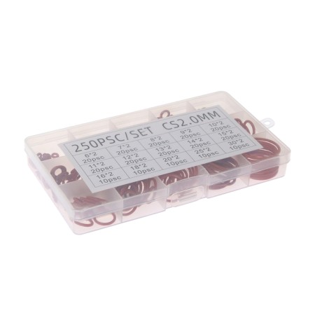 Highlighting ring, 15 types, thickness 2 mm, set 250 pcs-2