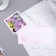 Mini-postcard "For you!" Flowers, 7.5x7.5 cm