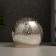 Nightlight "Mirror ball Sky" Led RGB from batteries 2haa chrome 10x10x10cm Risalux