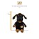 Soft toy Baby Baby in the velvet jumpsuit, 19 cm
