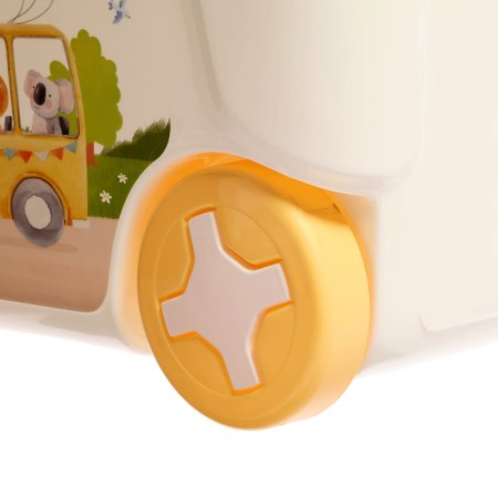 Baby box on wheels Lalababy Play with ME Busy Animals, 50 liters-3