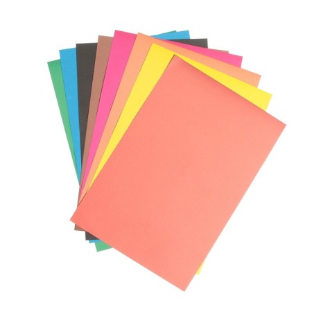Cardboard of color A4, 8 sheets, 8 colors, calligrata, non -moped, in the folder-4