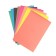 Cardboard of color A4, 8 sheets, 8 colors, calligrata, non -moped, in the folder