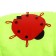 Soft game module "Caterpillar", big, mix